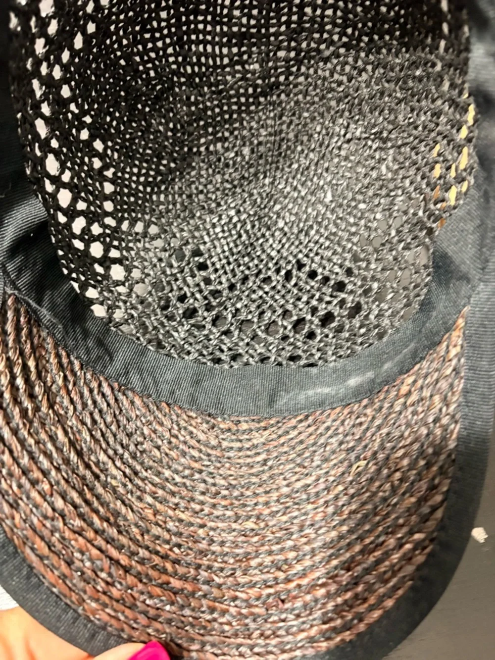 Women’s Woven Summer Cap - Black/Brown